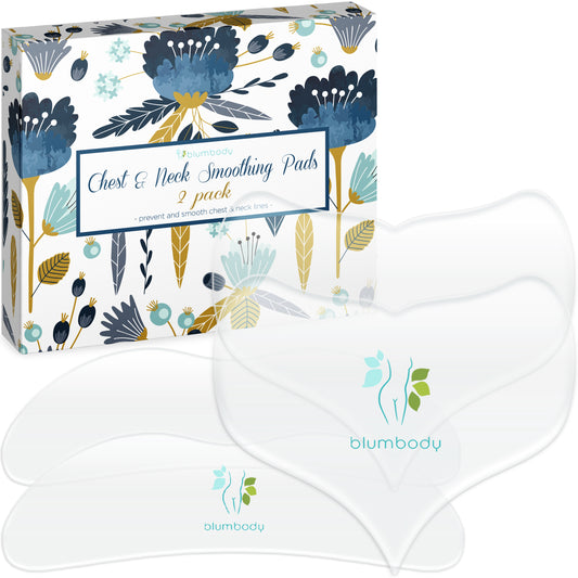 Blumbody Neck and Chest Wrinkle Pads - Set of 2 Chest Pads and 2 Neck Pads